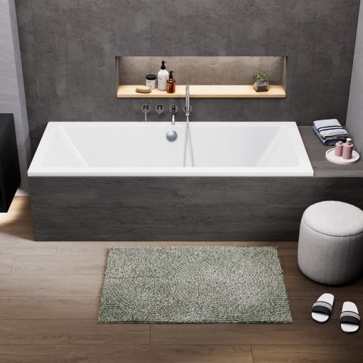 HD Harmony 180x80 cm hosszú egyenes akril kád lábbal