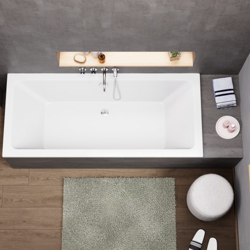 HD Harmony 170x75/180x80 cm hosszú egyenes akril kád