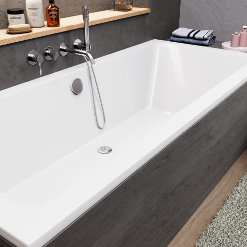 HD Harmony 170x75/180x80 cm hosszú egyenes akril kád