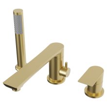 HD Econic Brushed Gold perembe építhető 3-lyukú kádtöltő csaptelep