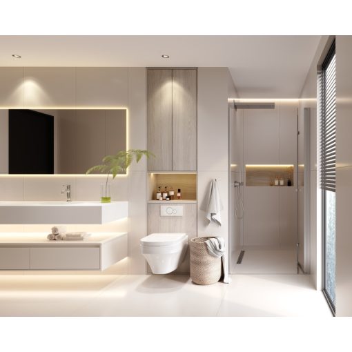 HD Felix 70/80/90/100/110 cm széles összecsukható zuhanyajtó 6 mm vastag vízlepergető biztonsági üveggel, krómozott elemekkel, 195 cm magas