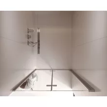 HD Felix 70/80/90/100/110 cm széles összecsukható zuhanyajtó 6 mm vastag vízlepergető biztonsági üveggel, krómozott elemekkel, 195 cm magas