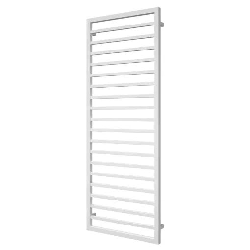 HD Herakles White 1200x600 mm design törölközőszárító radiátor, fényes fehér