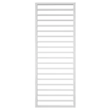 HD Herakles White 1200x600 mm design törölközőszárító radiátor, fényes fehér