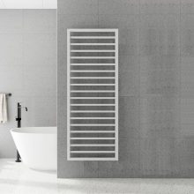 HD Herakles White 1800x500 mm design törölközőszárító radiátor, fényes fehér