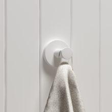 HD HMG mágneses törölközőszárító akasztó, fehér színű