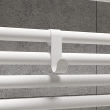 HD HR törölközőszárító akasztó, fehér színű