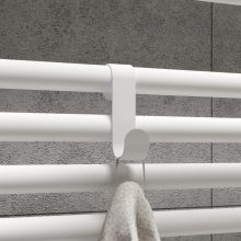 HD HR törölközőszárító akasztó, fehér színű