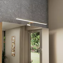 HD Element Glossy Chrome 40 cm széles LED lámpa, fényes króm