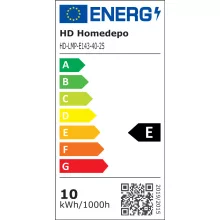 HD Element Matt White 40 cm széles LED lámpa, matt fehér