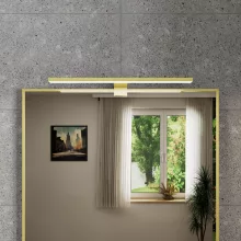 HD Element Brushed Gold 40 cm széles LED lámpa, szálcsiszolt arany
