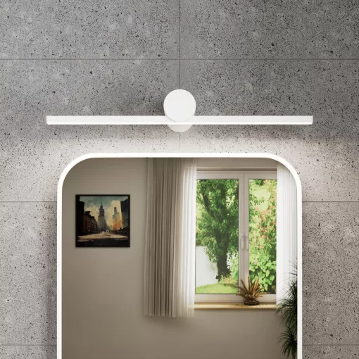 HD Lungo Matt White 50 cm széles LED lámpa, matt fehér