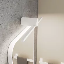 HD Lungo Matt White 50 cm széles LED lámpa, matt fehér