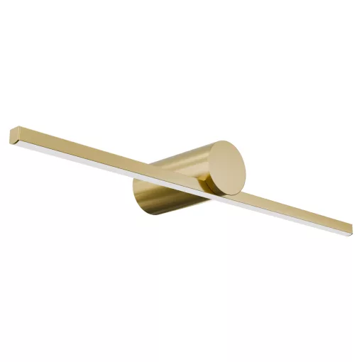 HD Lungo Brushed Gold 50 cm széles LED lámpa, szálcsiszolt arany