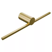 HD Lungo Brushed Gold 50 cm széles LED lámpa, szálcsiszolt arany
