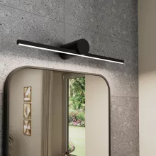 HD Lungo Matt Black 50 cm széles LED lámpa, matt fekete