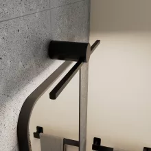 HD Lungo Matt Black 50 cm széles LED lámpa, matt fekete