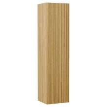 HD Zyra Pro Hickory 100 komplett fürdőszoba bútor szett fali push-to-open mosdószekrénnyel, hikoridió színű mosdópulttal, tükörrel és magas szekrénnyel