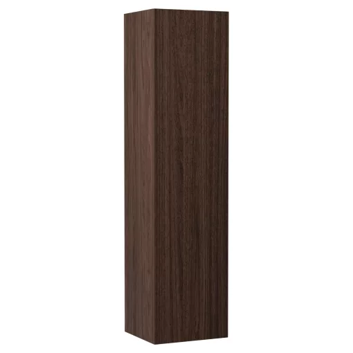 HD Zyra Pro Matt Hazel 120 komplett fürdőszoba bútor szett fali push-to-open mosdószekrénnyel, mogyoró színű mosdópulttal, tükörrel és magasszekrénnyel