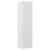   HD Zyra Pro Silk Matt White 120 komplett fürdőszoba bútor szett fali push-to-open mosdószekrénnyel, tölgyfa színű mosdópulttal, tükörrel és magasszekrénnyel