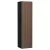   HD Zyra Pro Black-Oak 120 komplett fürdőszoba bútor szett fali push-to-open mosdószekrénnyel, oak mosdópulttal, tükörrel és magasszekrénnyel