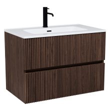 HD Torino Matt Hazel 60/80 fali mosdószekrény fényes fehér slim mosdóval