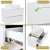   HD Zyra Lacquer White 60/80/100/120 komplett fürdőszoba bútor szett fali mosdószekrénnyel, fényes fehér mosdópulttal, tükörrel és magasszekrénnyel