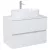   HD Zyra Silk Matt White 60/80/100/120 komplett fürdőszoba bútor szett fali mosdószekrénnyel, selymes matt fehér mosdópulttal, tükörrel és magasszekrénnyel