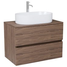 HD Zyra Oak 60/80/100/120 komplett fürdőszoba bútor szett fali mosdószekrénnyel, tölgyfa színű mosdópulttal, tükörrel és magasszekrénnyel