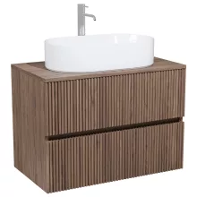 HD Turin Oak 60/80 fali mosdószekrény tölgyfa színű mosdópulttal