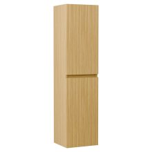 HD Zyra Hickory 60/80/100/120 komplett fürdőszoba bútor szett fali mosdószekrénnyel, hikoridió színű mosdópulttal, tükörrel és magas szekrénnyel