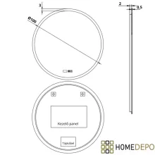 HD Zyra Pro+ Black-Oak 100 komplett fürdőszoba bútor szett fali push-to-open mosdószekrénnyel, oak mosdópulttal, kiegészítő oak fali modullal, tükörrel és magasszekrénnyel