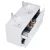  HD Aria Pro Silk Matt White 120 komplett fürdőszoba bútor szett fali push-to-open mosdószekrénnyel, tükörrel és magasszekrénnyel