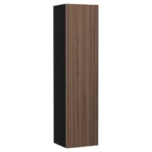 HD Aria Pro Black-Oak 120 komplett fürdőszoba bútor szett fali push-to-open mosdószekrénnyel, tükörrel és magasszekrénnyel