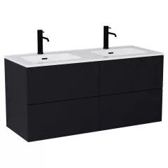   HD Aria Pro Black 120 fali mosdószekrény, push-to-open mechanizmussal