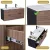   HD Palermo Black-Oak 120 fali mosdószekrény matt fekete fogantyúkkal