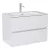   HD Aria Lacquer White 60/80/100/120 komplett fürdőszoba bútor fali mosdószekrénnyel és tükörrel