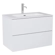 HD Aria Pro Silk Matt White 60 fali mosdószekrény, push-to-open mechanizmussal