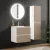   HD Aria Silk Matt White-Oak 60/80/100/120 fali mosdószekrény