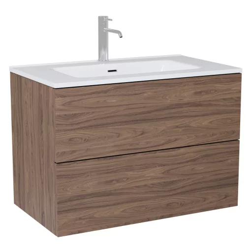 HD Aria Pro Oak 60 fali mosdószekrény, push-to-open mechanizmussal
