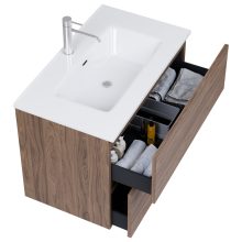 HD Aria Pro Oak 60 fali mosdószekrény, push-to-open mechanizmussal