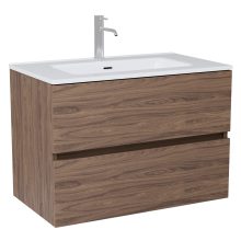 HD Aria Oak 60/80/100/120 komplett fürdőszoba bútor szett fali mosdószekrénnyel, tükörrel és magasszekrénnyel