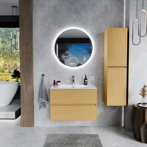 HD Aria Hickory 60/80/100/120 fali mosdószekrény