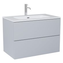 HD Aria Pro Fume Grey 60 fali mosdószekrény, push-to-open mechanizmussal