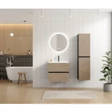 HD Aria Black-Oak 60/80/100/120 fali mosdószekrény