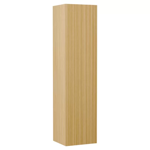 HD Aria Pro Hickory 80 komplett fürdőszoba bútor szett fali push-to-open mosdószekrénnyel, tükörrel és magas szekrénnyel