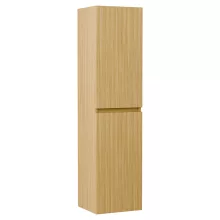 HD Aria Hickory 80 komplett fürdőszoba bútor szett fali mosdószekrénnyel, tükörrel és magas szekrénnyel