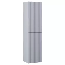 HD Ravello Pro Fume Grey 80 komplett fürdőszoba bútor szett fali push-to-open mosdószekrénnyel, tükörrel és magasszekrénnyel