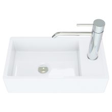 HD Alina White 40 cm széles bútorba építhető hófehér porcelán mosdó