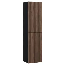 HD Ravello/Rapallo Pro Black-Oak 35 cm széles függesztett fali magasszekrény, push-to-open mechanizmussal